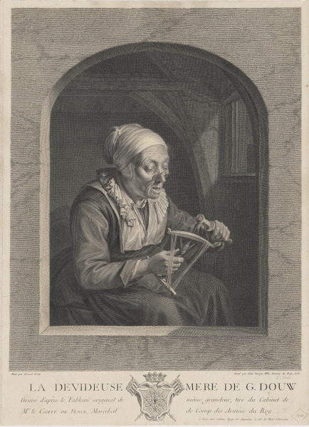 La Devideuse Mere de G. Douw