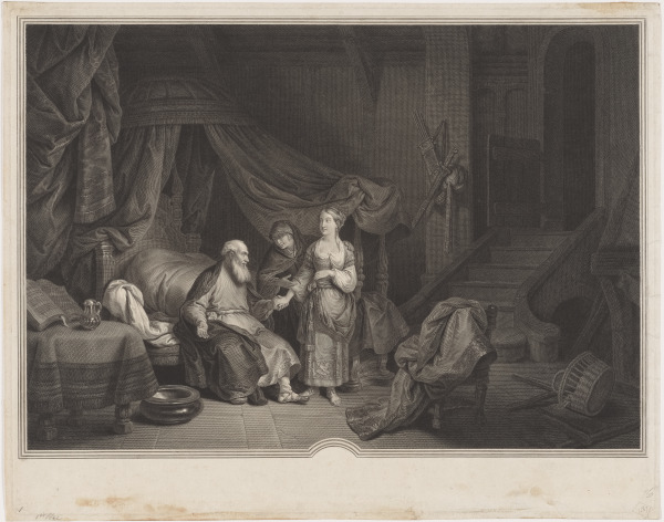 Hagar Being Presented to Abraham by Sara