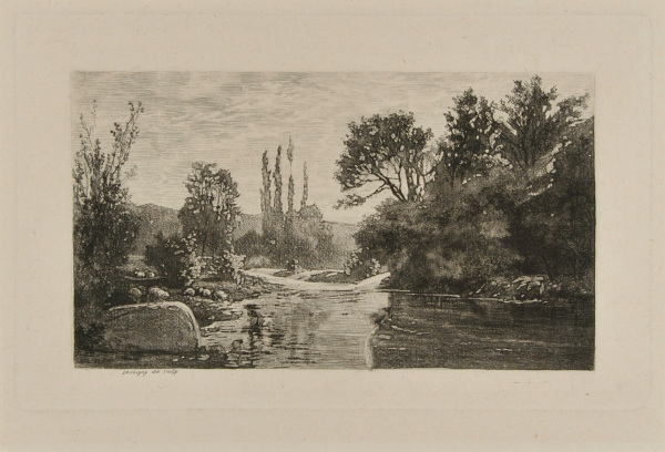 THE BANKS OF THE FURON NEAR SASSENAGE (ISÈRE)