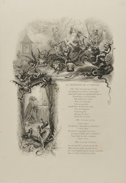 THE TEMPTATION OF ST. ANTHONY (FIRST PLATE)