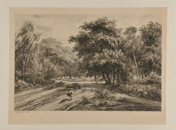 THE EAGLE'S NEST IN THE FOREST OF FONTAINEBLEAU