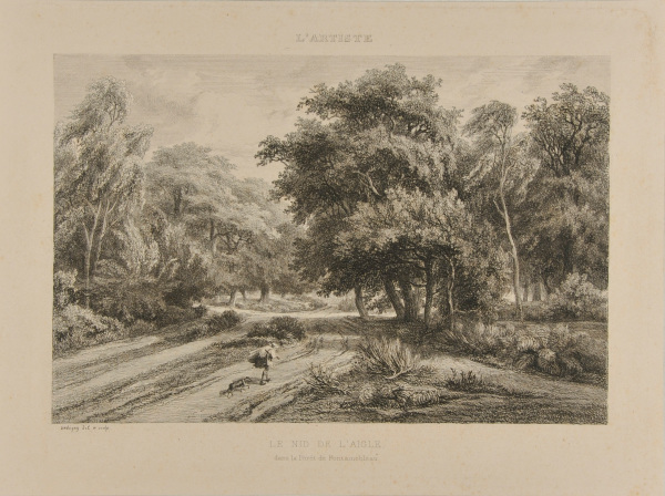 THE EAGLE'S NEST IN THE FOREST OF FONTAINEBLEAU