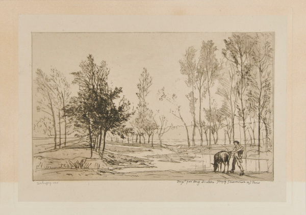 THE DONKEY AT THE WATERING PLACE