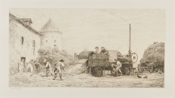 THE MACHINE FOR THRESHING GRAIN