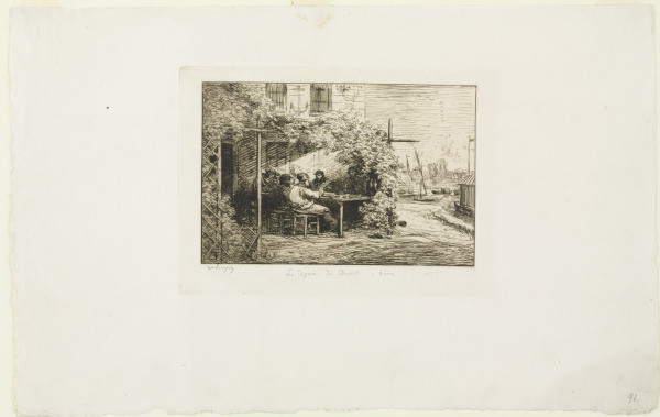 THE LUNCH BEFORE GOING ABOARD AT ASNIÈRES