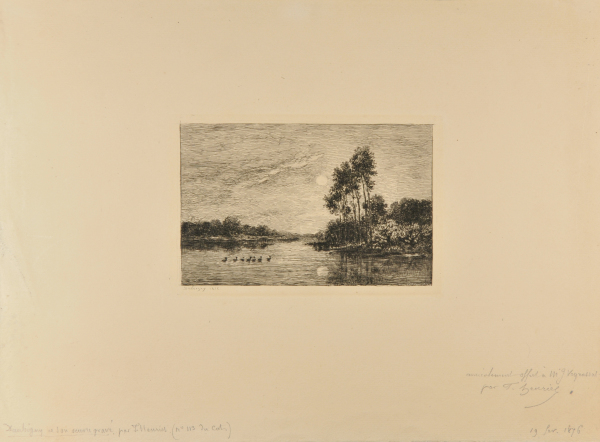 MOONRISE ON THE BANKS OF THE OISE