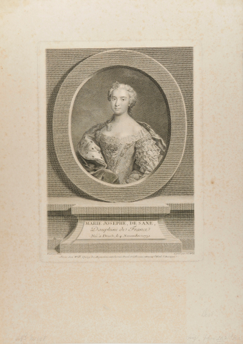 MARIE JOSEPH OF SAXONY, DAUPHINE OF FRANCE