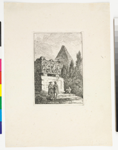 PLATE 6 FROM THE SERIES "EVENINGS IN ROME"