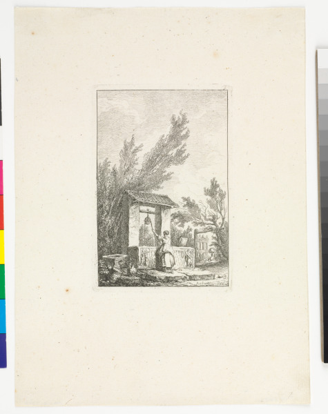 PLATE 7 FROM THE SERIES "EVENINGS IN ROME"