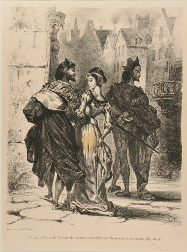 FAUST TRYING TO SEDUCE MARGARET