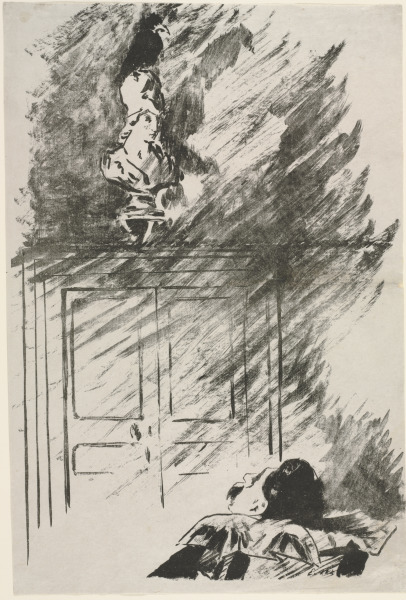 PERCHED UPON A BUST OF PALLAS (RAVEN ON THE BUST)