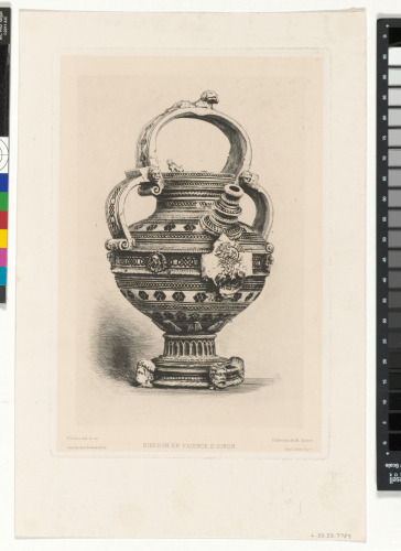 Biberon en faience d’oiron