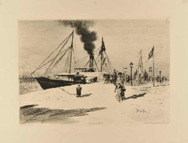 THE PIER AT TROUVILLE