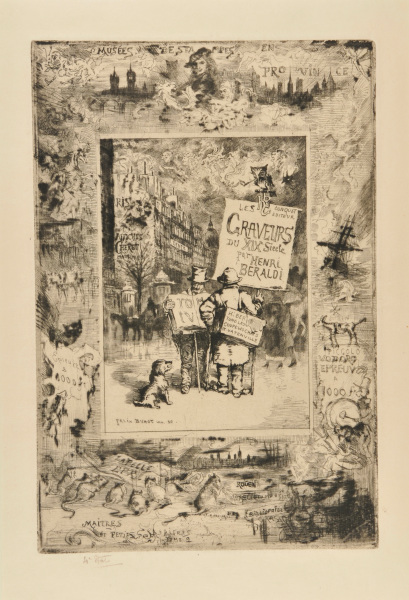 FRONTISPIECE FOR THE BOOK "HENRI BERALDI, LES GRAVEURS DU XIXE SIÈCLE"