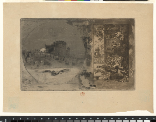 THE OWL'S CASTLE; BOOKPLATE OF LÉON LEREY