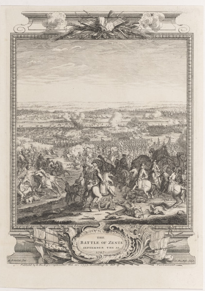THE BATTLE OF ZENTE, SEPTEMBER THE 11, 1707