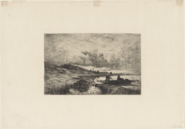 EVENING ON THE BOARDERS OF THE RHODE AT RIX