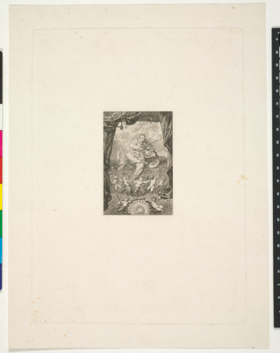 FRONTISPIECE FOR THE BOOK "THÉODORE DE BANVILLE, ODES FUNAMBULESQUES (PARIS: POULET-MALASSIS ET DE BROISE, 1857)"