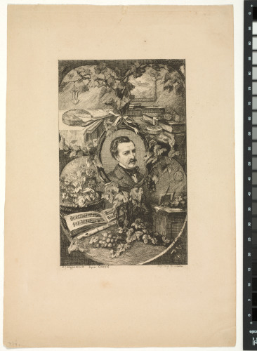 FRONTISPIECE FOR THE BOOK "OEUVRES NOUVELLES DE CHAMPFLEURY: LES AMIS DE LA NATURE (PARIS: POULET-MALASSIS ET DE BROISE, 1859)