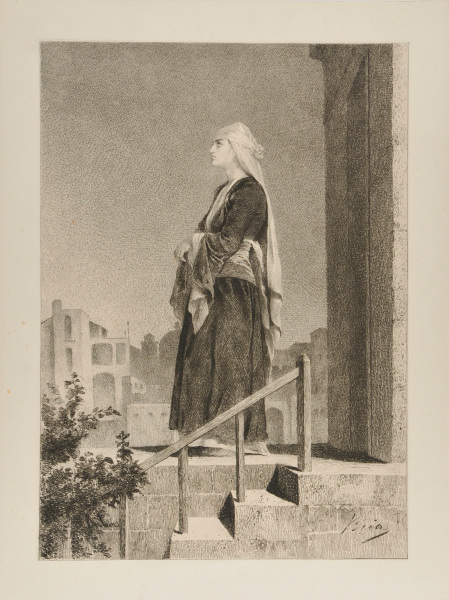 Woman on a Terrace