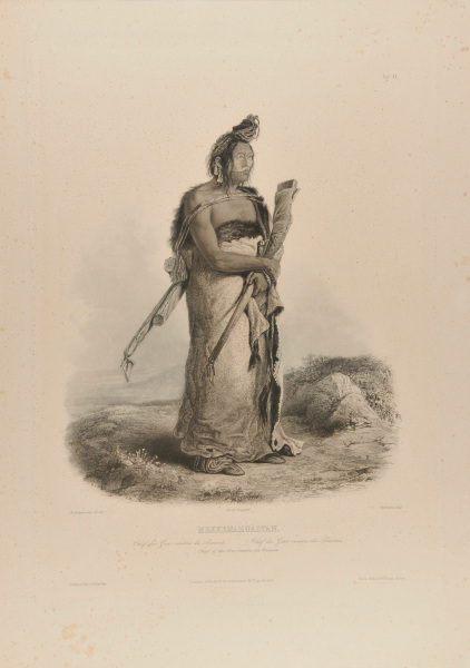 MEXKEMAHUASTAN CHIEF OF THE GROS-VENTRES DES PRAIRIES