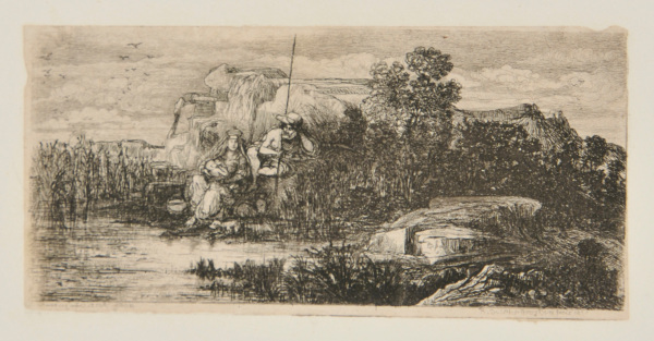 Mary and Joseph in a Landscape