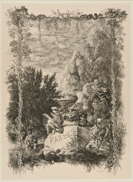 FRONTISPIECE FOR FABLES ET CONTES