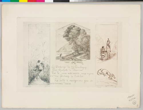 SPRING AFTER CHARLES-FRANCOIS DAUBIGNY, LANDSCAPE AFTER JEAN-BAPTISTE-CAMILLE COROT, AND DON QUIXOTE AFTER HONORÉ DAUMIER (VESTIBULE)