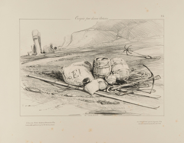Plate 5 from the series “Croquis par divers artistes”