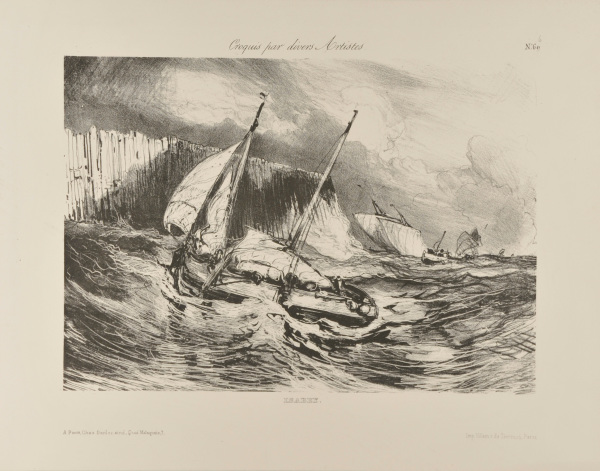 PLATE 66 FROM THE SERIES "CROQUIS PAR DIVERS ARTISTES"