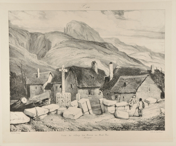 Croix du village des Bains au Mont-Dor