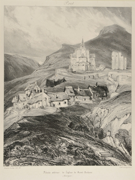 Abside extérieure de l’église de Saint-Nectaire