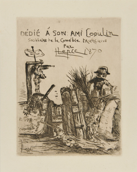 DEDICATION TO COQULIN, SOCIÉTAIRE OF THE COMÉDIE-FRANÇAISE