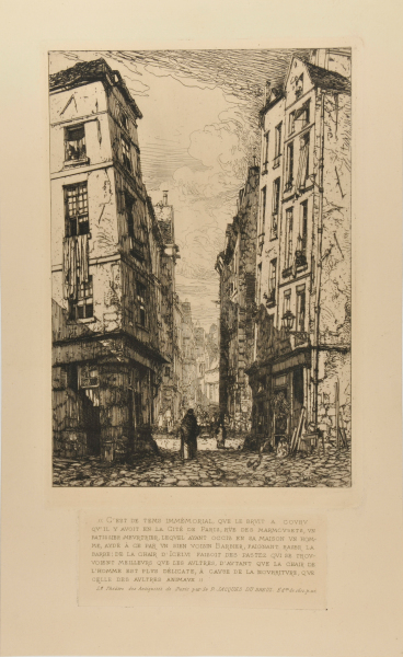 RUE DES MARMOUSETS (OLD PARIS)