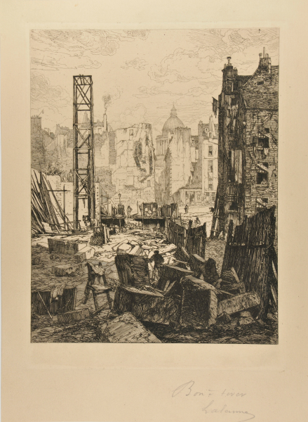 DEMOLITIONS FOR THE DRILLING OF THE BOULEVARD ST. GERMAIN