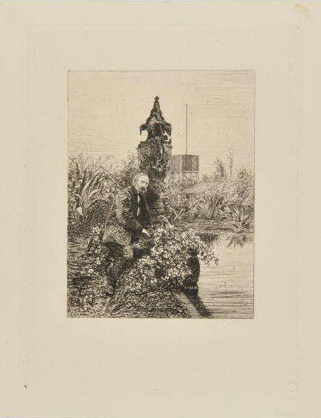 VICTOR HUGO IN HIS GARDEN