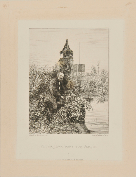 VICTOR HUGO IN HIS GARDEN