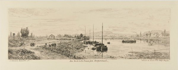 THE BANKS OF THE SEINE NEAR ARGENTEUIL