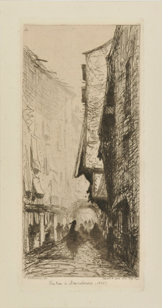 A STREET IN BARCELONA