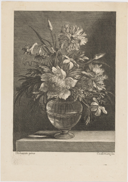 A VASE OF FLOWERS