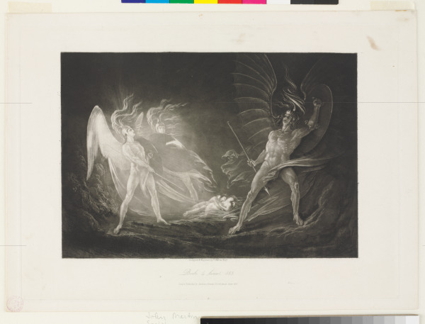 Illustration for Milton’s “Paradise Lost”: Book 4, Line 813