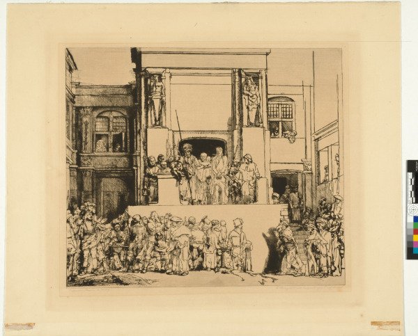 CHRIST PRESENTED TO THE PEOPLE: LARGE OBLONG PLATE