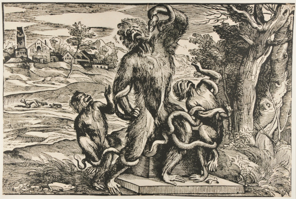 CARICATURE OF THE LAOCOÖN