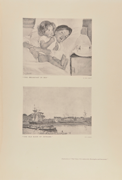 "THE BREAKFAST IN BED" AND "THE OLD BASIN OF DUNKIRK"