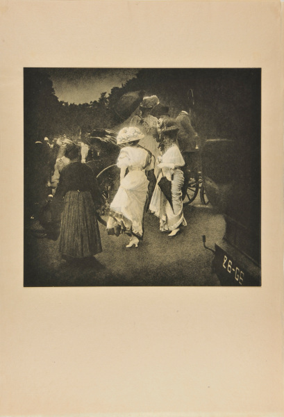 STEEPLECHASE DAY, PARIS; AFTER THE RACES