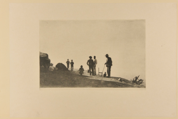 A GROUP ON A HILL ROAD-GRANADA