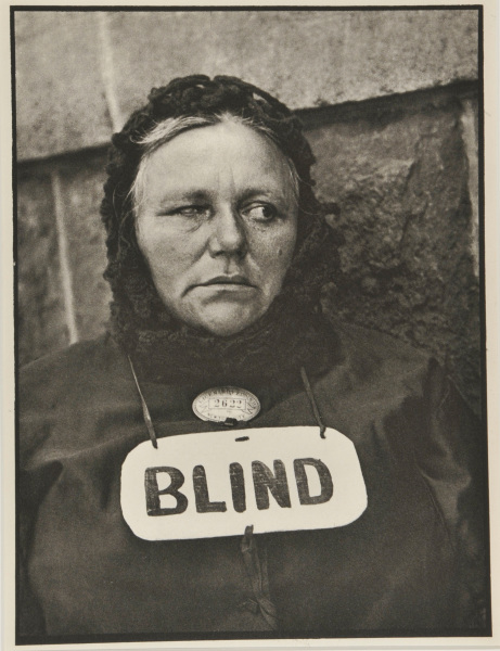 BLIND WOMAN, NEW YORK