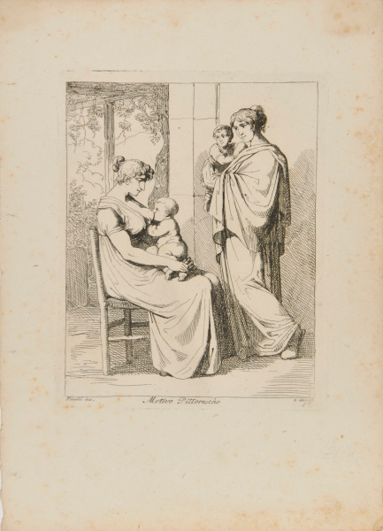 from the book “Nuova Raccolta di cinquanta motivi Pittoreschi e Costumi di Roma, incisi all’Acqua forte da Bartolomeo Pinelli Romano” (Rome: Presso Lorenzo Lazzari, 1810)