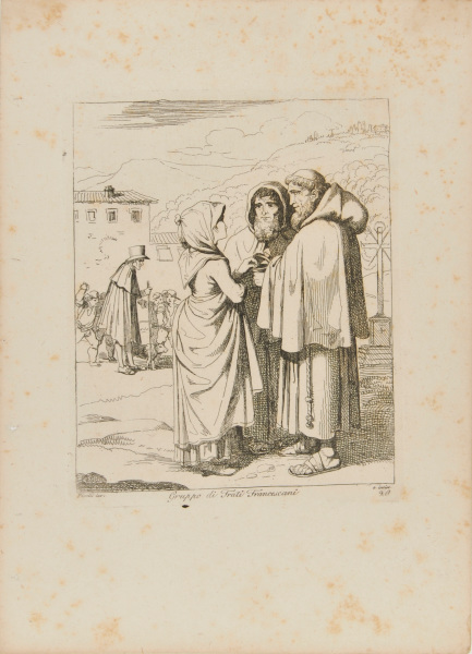 from the book “Nuova Raccolta di cinquanta motivi Pittoreschi e Costumi di Roma, incisi all’Acqua forte da Bartolomeo Pinelli Romano” (Rome: Presso Lorenzo Lazzari, 1810)