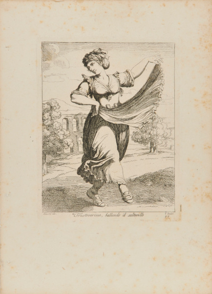 from the book “Nuova Raccolta di cinquanta motivi Pittoreschi e Costumi di Roma, incisi all’Acqua forte da Bartolomeo Pinelli Romano” (Rome: Presso Lorenzo Lazzari, 1810)